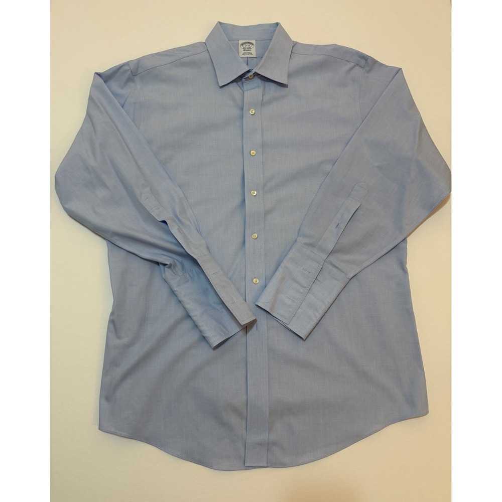 Brooks Brothers Classic Fit Non-Iron Supima Cotton French Cuff Dress Shirt 17-33